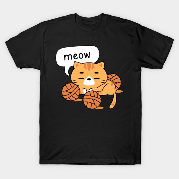 Orange cats wants to play T-Shirt by tkzgraphic